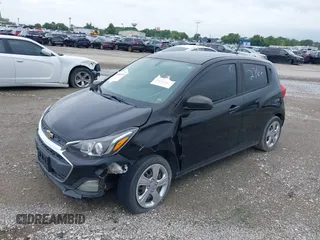 2020 Chevrolet Spark LS with VIN KL8CB6SA6LC407218, listed as a IAAI auction lot 39954901 with 77,256 mi miles and . Bid and sale history available at DreamBid. Image 2.