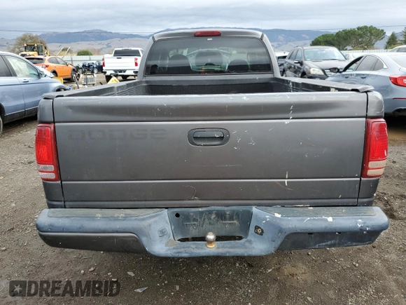 2002 Dodge Dakota with VIN 1B7GL12XX2S718443, listed as a Copart auction lot 84568934 with 122,127 mi miles and Clean Title. Bid and sale history available at carsss.com. Image 6.