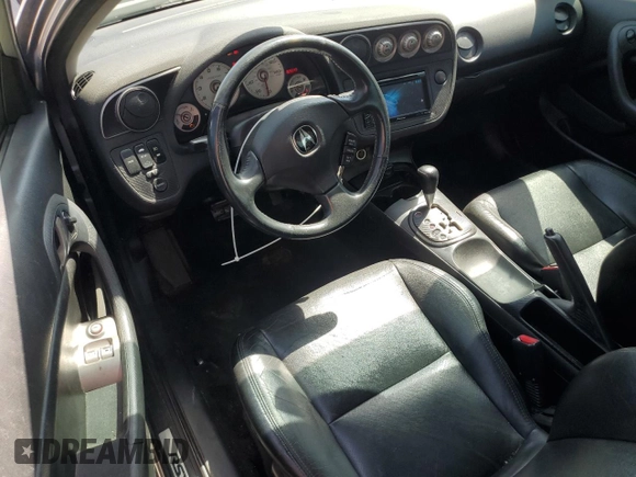 2002 Acura RSX Auto with VIN JH4DC54882C005078, listed as a Copart auction lot 55052255 with 165,549 mi miles and Clean Title. Bid and sale history available at carsss.com. Image 8.