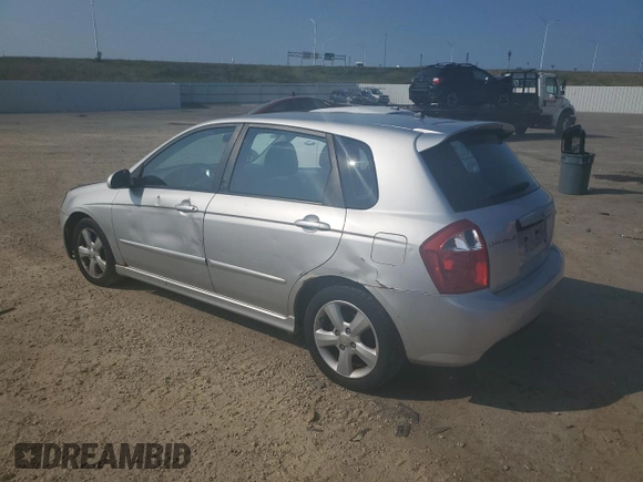 2009 Kia Spectra with VIN KNAFE241895024764, listed as a Copart auction lot 70373994 with 336,690 mi miles and Non Repairable. Bid and sale history available at carsss.com. Image 2.