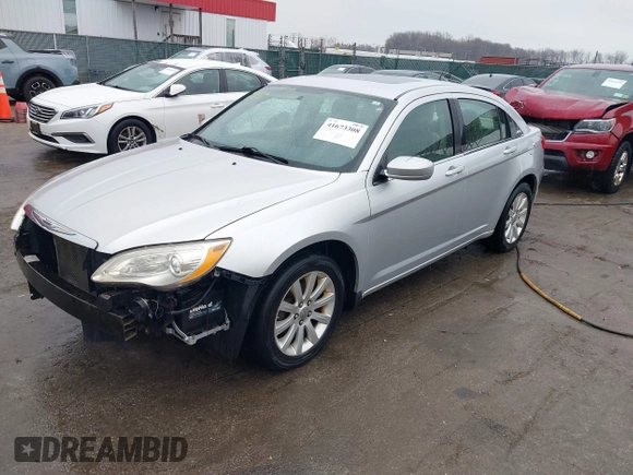 2011 Chrysler 200 Touring with VIN 1C3BC1FB8BN531262, listed as a IAAI auction lot 41673308 with 107,931 mi miles. Bid and sale history available at carsss.com. Image 17.