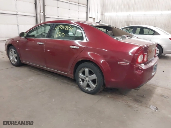 2008 Chevrolet Malibu LTZ with VIN 1G1ZK57B68F291983, listed as a IAAI auction lot 41987834 with 153,640 mi miles. Bid and sale history available at carsss.com. Image 3.