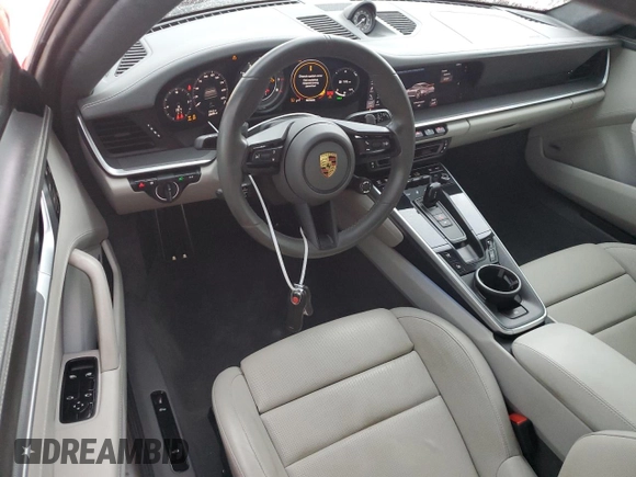 2021 Porsche 911 Turbo S with VIN WP0AD2A98MS257905, listed as a Copart auction lot 76887524 with 32,895 mi miles and Non Repairable. Bid and sale history available at carsss.com. Image 8.