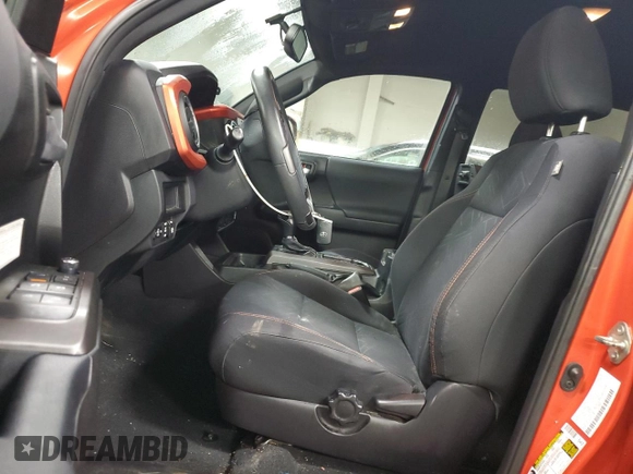 2017 Toyota Tacoma SR5 with VIN 3TMCZ5AN3HM073107, listed as a Copart auction lot 50104575 with 93,942 mi miles and Salvage Title. Bid and sale history available at carsss.com. Image 7.