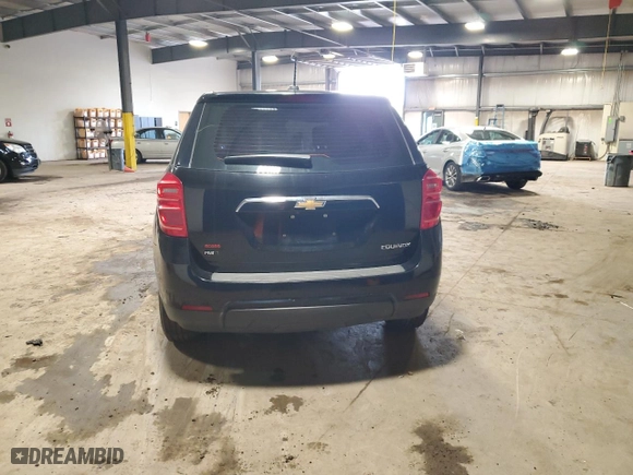 2016 Chevrolet Equinox LS with VIN 2GNFLEEK6G6281173, listed as a Copart auction lot 51812345 with 106,701 mi miles and Salvage Title. Bid and sale history available at carsss.com. Image 6.
