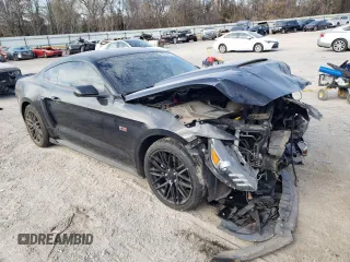2017 Ford Mustang V6 with VIN 1FA6P8AM4H5279768, listed as a Copart auction lot 44333705 with 53,255 mi miles and Salvage Title. Bid and sale history available at carsss.com. Image 4.