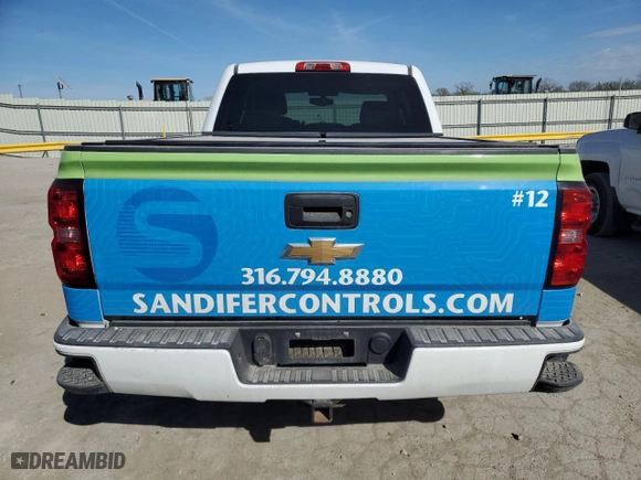 2016 Chevrolet Silverado 1500 LT with VIN 1GCVKRECXGZ373947, listed as a Copart auction lot 49985805 with 118,989 mi miles and Salvage Title. Bid and sale history available at carsss.com. Image 6.