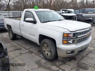 2015 Chevrolet Silverado 1500 LT with VIN 1GCNKRECXFZ414527, listed as a IAAI auction lot 41024683 with 219,673 mi miles. Bid and sale history available at carsss.com. Image 1.