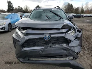 2021 Toyota RAV4 Hybrid LE with VIN 4T3MWRFV7MU048703, listed as a Copart auction lot 44434375 with 30,443 mi miles and Salvage Title. Bid and sale history available at carsss.com. Image 5.