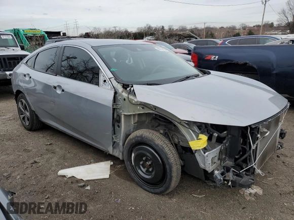 2020 Honda Civic Sedan LX with VIN 2HGFC2F62LH577025, listed as a Copart auction lot 86735254 with 30,966 mi miles and Salvage Title. Bid and sale history available at carsss.com. Image 4.