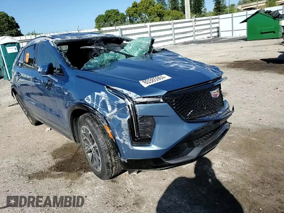2024 Cadillac XT4 FWD Sport with VIN 1GYFZER40RF230208, listed as a Copart auction lot 80385984 with Not provided miles and Non repairable. Bid and sale history available at DreamBid. Image 12.