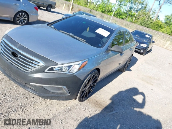 2017 Hyundai Sonata 2.4L with VIN 5NPE24AF4HH447259, listed as a IAAI auction lot 41760091 with 157,371 mi miles and . Bid and sale history available at carsss.com. Image 17.