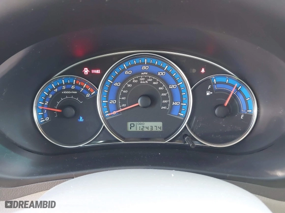 2009 Subaru Forester (Natl) X w/Premium Pkg with VIN JF2SH63649H731132, listed as a IAAI auction lot 42025359 with 124,374 mi miles. Bid and sale history available at carsss.com. Image 7.