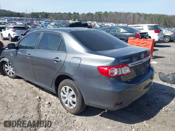2011 Toyota Corolla L with VIN 2T1BU4EE1BC705214, listed as a IAAI auction lot 41747640 with 1 mi miles. Bid and sale history available at carsss.com. Image 3.