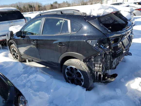2023 Subaru Crosstrek with VIN JF2GTABC9P8303407, listed as a Copart auction lot 44955925 with 27,570 mi miles and Salvage Title. Bid and sale history available at carsss.com. Image 2.