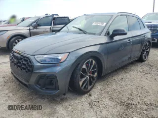 2024 Audi SQ5 Premium Plus with VIN WA1B4AFY4R2052419, listed as a Copart auction lot 74881294 with Not Provided miles and Non Repairable. Bid and sale history available at DreamBid. Image 1.