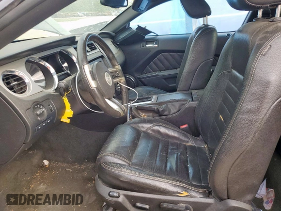 2012 Ford Mustang Premium with VIN 1ZVBP8AMXC5202904, listed as a Copart auction lot 56834625 with 164,160 mi miles and Salvage title. Bid and sale history available at DreamBid. Image 7.