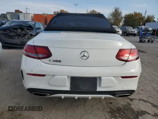 2017 Mercedes-Benz C 300 with VIN WDDWK4JB2HF541089, listed as a Copart auction lot 77261584 with 84,436 mi miles and Salvage Title. Bid and sale history available at DreamBid. Image 6.