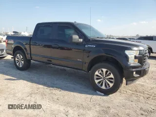 2017 Ford F-150 XL with VIN 1FTEW1EP6HKC43232, listed as a Copart auction lot 50270585 with 162,013 mi miles and Clean Title. Bid and sale history available at carsss.com. Image 4.