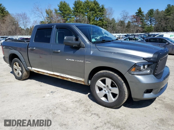 2012 Ram 1500 Sport with VIN 1C6RD7MT6CS222745, listed as a Copart auction lot 52601575 with 140,236 mi miles and Clean Title. Bid and sale history available at carsss.com. Image 4.