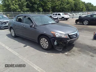 2011 Honda Accord LX with VIN 1HGCP2F34BA125054, listed as a IAAI auction lot 42303465 with 206,333 mi miles and . Bid and sale history available at DreamBid. Image 1.