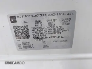 2023 Chevrolet Blazer LT с VIN 3GNKBCR4XPS224431, выставлен на аукционе IAAI как лот 42232072 с пробегом 20 872 миль миль и . История ставок и продаж доступна на DreamBid. Изображение 9.