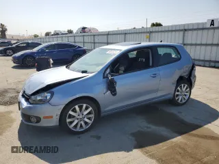 2011 Volkswagen Golf with VIN WVWAA7AJ3BW102541, listed as a Copart auction lot 59846315 with 196,002 mi miles and Salvage title. Bid and sale history available at DreamBid. Image 1.