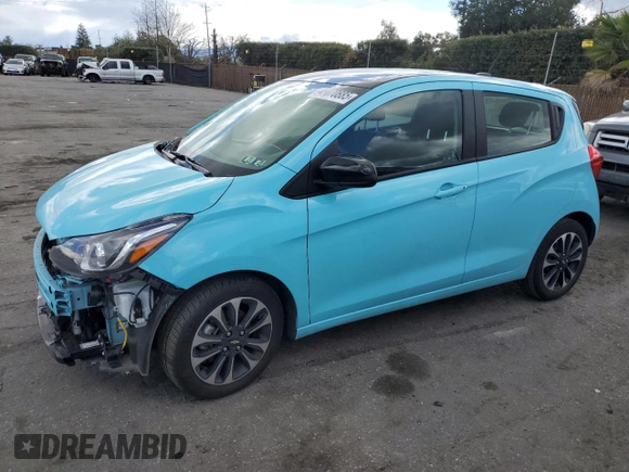 2022 Chevrolet Spark 1LT with VIN KL8CD6SA1NC034876, listed as a Copart auction lot 48070885 with 18,388 mi miles and Salvage Title. Bid and sale history available at carsss.com. Image 1.