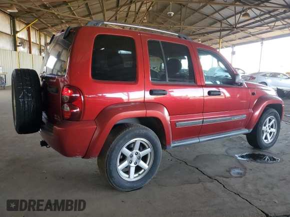 2007 Jeep Liberty Limited with VIN 1J8GL58K37W597251, listed as a Copart auction lot 52823045 with 227,191 mi miles and Salvage title. Bid and sale history available at DreamBid. Image 3.