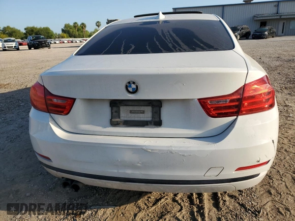 2015 BMW 4 Series 428i with VIN WBA3N3C59FK233053, listed as a Copart auction lot 52651415 with 165,218 mi miles and Salvage Title. Bid and sale history available at DreamBid. Image 6.