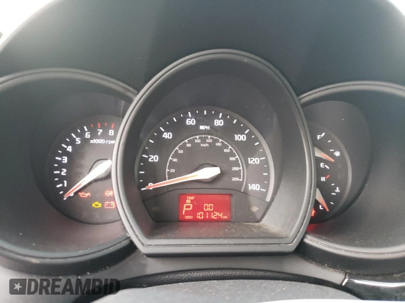 2017 Kia Rio EX with VIN KNADN4A30H6059056, listed as a Copart auction lot 72776594 with 101,124 mi miles and Clean Title. Bid and sale history available at carsss.com. Image 9.