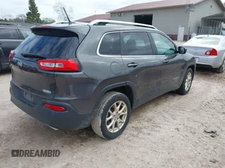 2015 Jeep Cherokee Latitude with VIN 1C4PJLCS9FW542181, listed as a IAAI auction lot 42183167 with 144,607 mi miles and . Bid and sale history available at carsss.com. Image 4.