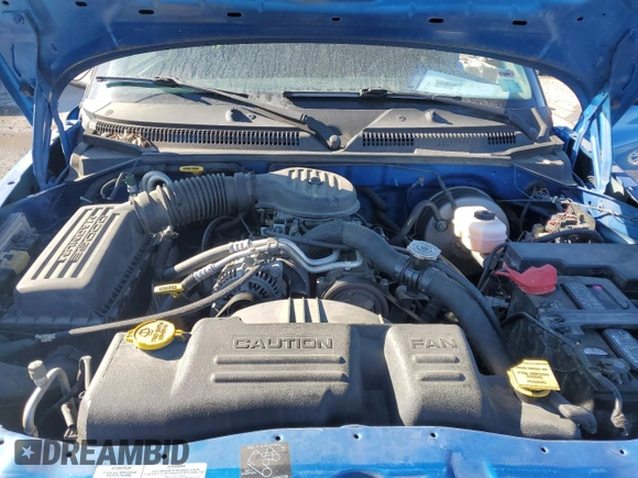 2001 Dodge Dakota SLT with VIN 1B7GG22X01S283618, listed as a Copart auction lot 42608555 with 142,307 mi miles and Salvage Title. Bid and sale history available at DreamBid. Image 11.