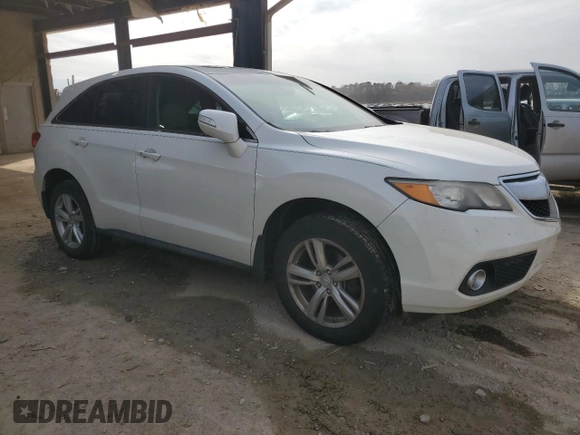2014 Acura RDX Tech Pkg with VIN 5J8TB3H53EL002695, listed as a Copart auction lot 46033125 with 186,300 mi miles and Salvage Title. Bid and sale history available at carsss.com. Image 4.