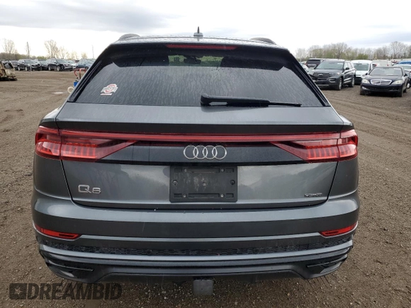 2019 Audi Q8 Prestige with VIN WA1FVAF10KD040943, listed as a Copart auction lot 54620815 with 80,399 mi miles and Clean title. Bid and sale history available at DreamBid. Image 6.