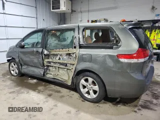 2012 Toyota Sienna with VIN 5TDKA3DC0CS010900, listed as a Copart auction lot 43432715 with 135,395 mi miles and Salvage Title. Bid and sale history available at DreamBid. Image 2.