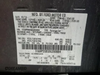 2013 Ford Taurus SEL with VIN 1FAHP2E85DG200884, listed as a Copart auction lot 50330395 with 161,776 mi miles and Salvage Title. Bid and sale history available at DreamBid. Image 12.