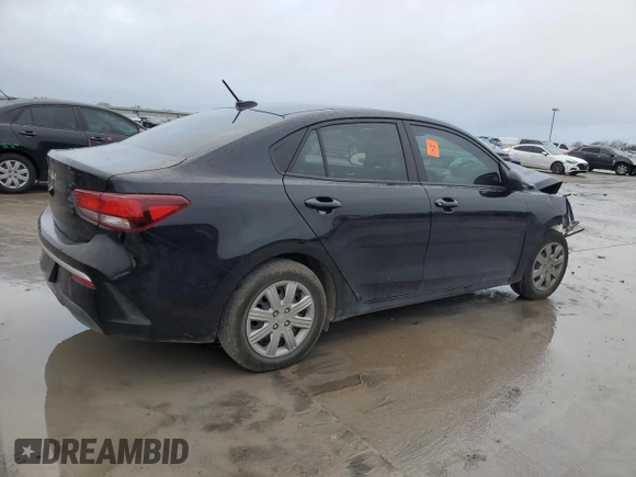 2023 Kia Rio LX with VIN 3KPA24AD7PE616450, listed as a Copart auction lot 84690444 with 28,908 mi miles and Salvage Title. Bid and sale history available at DreamBid. Image 3.