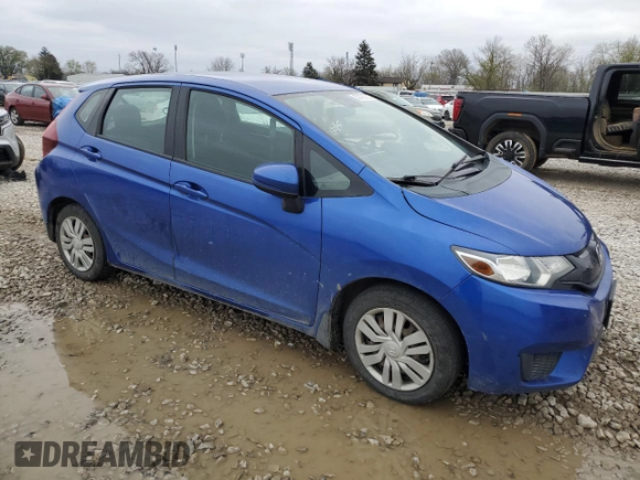 2015 Honda Fit LX with VIN 3HGGK5G51FM718512, listed as a Copart auction lot 52790065 with 111,667 mi miles and Salvage title. Bid and sale history available at DreamBid. Image 4.