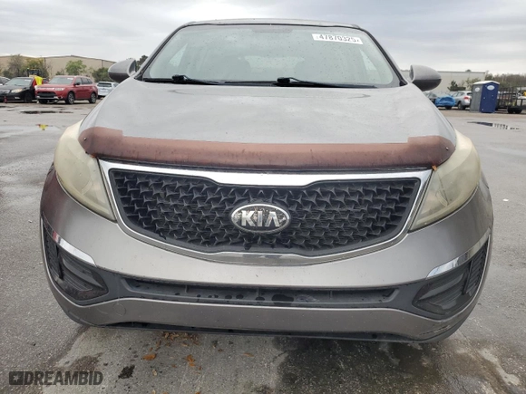 2014 Kia Sportage LX with VIN KNDPB3ACXE7569536, listed as a Copart auction lot 47870325 with 146,172 mi miles and Salvage Title. Bid and sale history available at carsss.com. Image 5.