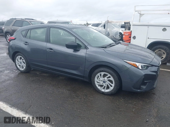 2024 Subaru Impreza with VIN JF1GUABCXR8905382, listed as a IAAI auction lot 41905321 with 3,085 mi miles and . Bid and sale history available at DreamBid. Image 1.