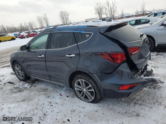 2017 Hyundai Santa Fe Sport 2.0T with VIN 5XYZUDLA5HG393118, listed as a Copart auction lot 83205934 with NaN miles and Salvage Title. Bid and sale history available at carsss.com. Image 2.