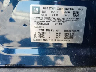 2020 Chevrolet Trax LT with VIN KL7CJLSBXLB332009, listed as a Copart auction lot 62892085 with 31,802 mi miles and Salvage title. Bid and sale history available at DreamBid. Image 13.