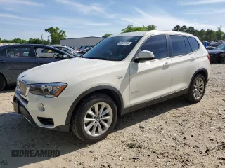 2017 BMW X3 sDrive28i with VIN 5UXWZ7C50H0U45400, listed as a Copart auction lot 53637115 with 86,555 mi miles and Salvage Title. Bid and sale history available at DreamBid. Image 1.