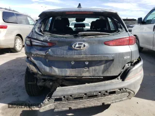 2022 Hyundai Kona SE with VIN KM8K2CAB5NU901686, listed as a Copart auction lot 46124735 with 40,748 mi miles and Salvage Title. Bid and sale history available at carsss.com. Image 6.