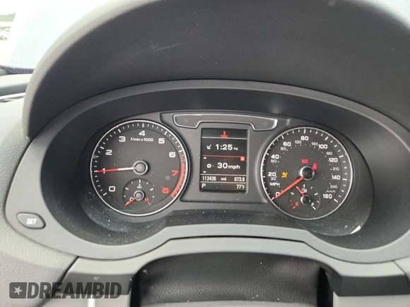2018 Audi Q3 Premium Plus with VIN WA1JCCFS9JR014346, listed as a Copart auction lot 57994735 with 112,426 mi miles and Salvage title. Bid and sale history available at DreamBid. Image 9.