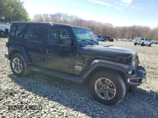 2021 Jeep Wrangler Unlimited Sahara z VIN 1C4HJXEN0MW521302, wystawiony jako Copart lot #49397615 z przebiegiem 24 539 mil mil oraz Szkoda całkowita • Salvage title. Historia ofert i sprzedaży dostępna na DreamBid. Obrazek 4.