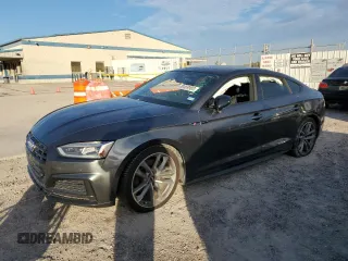 2019 Audi A5 Sportback Premium Plus with VIN WAUENCF57KA075042, listed as a Copart auction lot 80469903 with 0 mi miles. Bid and sale history available at carsss.com. Image 1.