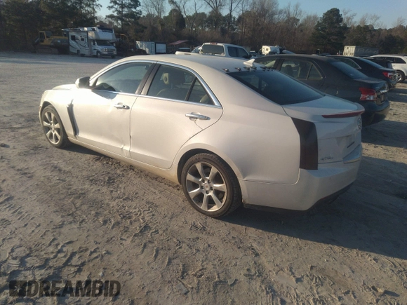 2013 Cadillac ATS Luxury with VIN 1G6AH5R31D0121510, listed as a IAAI auction lot 41652036 with 155,104 mi miles. Bid and sale history available at carsss.com. Image 3.