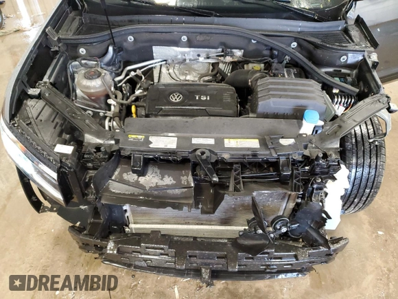2022 Volkswagen Atlas SE with VIN 1V2KP2CA5NC550397, listed as a Copart auction lot 87377514 with 56,235 mi miles and Salvage title. Bid and sale history available at DreamBid. Image 12.
